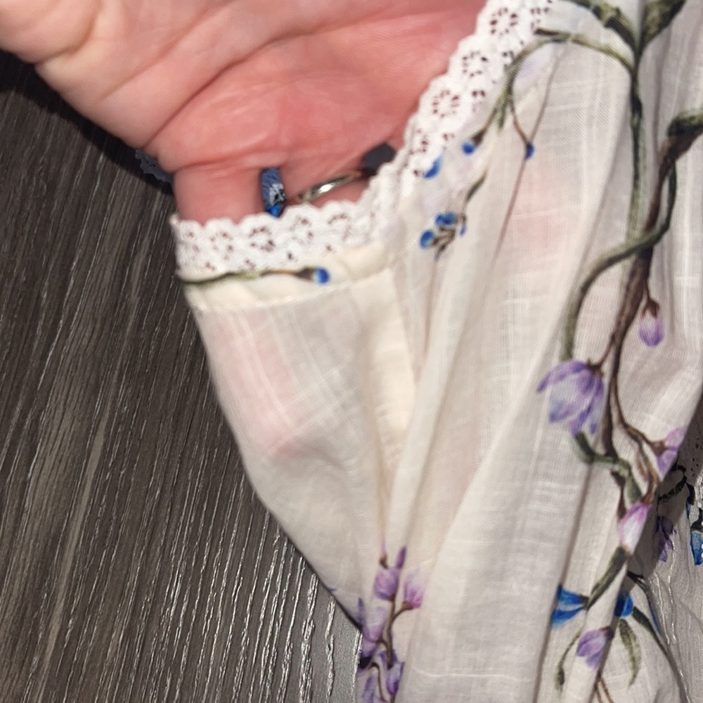 👗SOLD!!👗Zimmermann floral print high neck dress size 0 - Picture 10 of 13